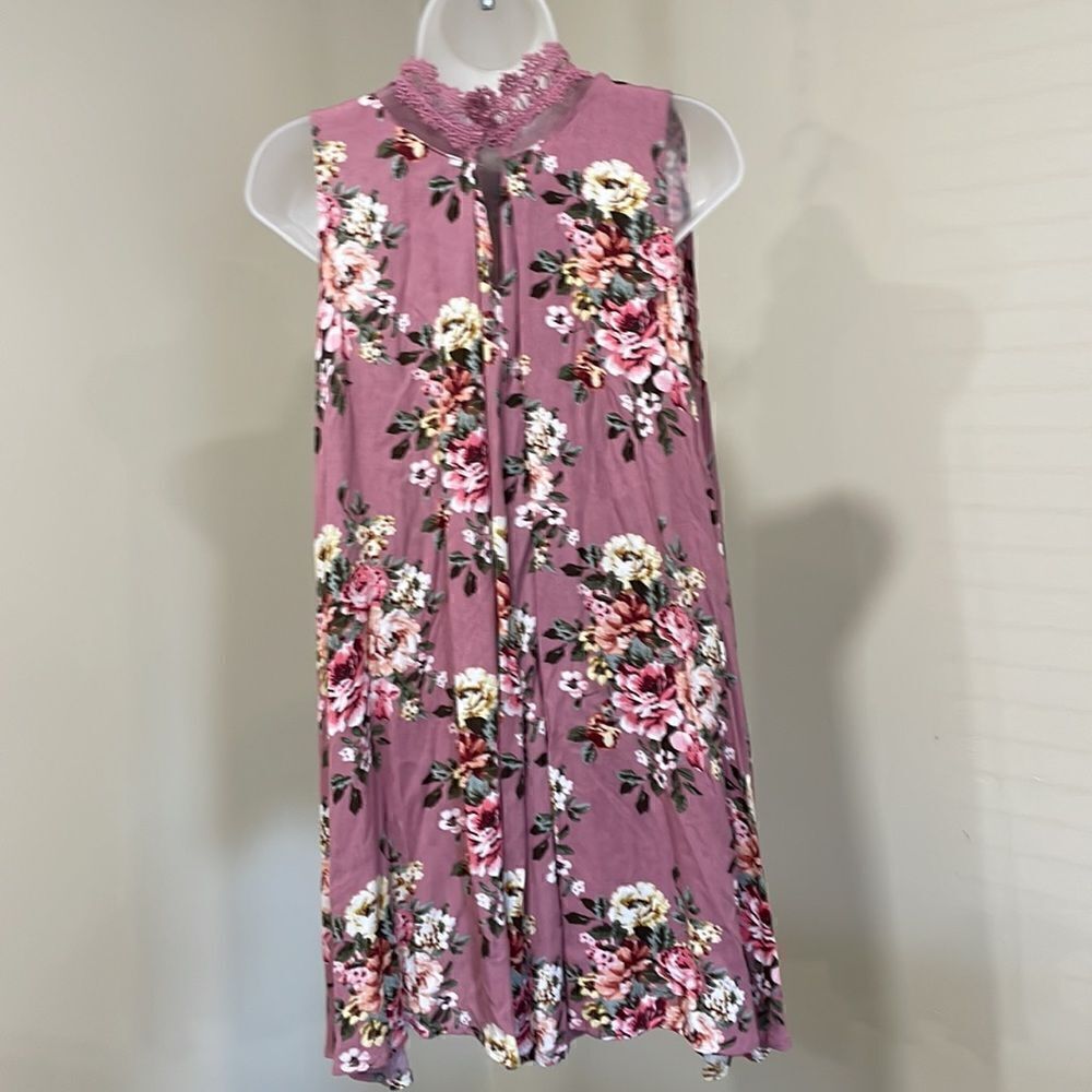 NWOT Umgee sleeveless floral choker dress.  Size S small 4/6